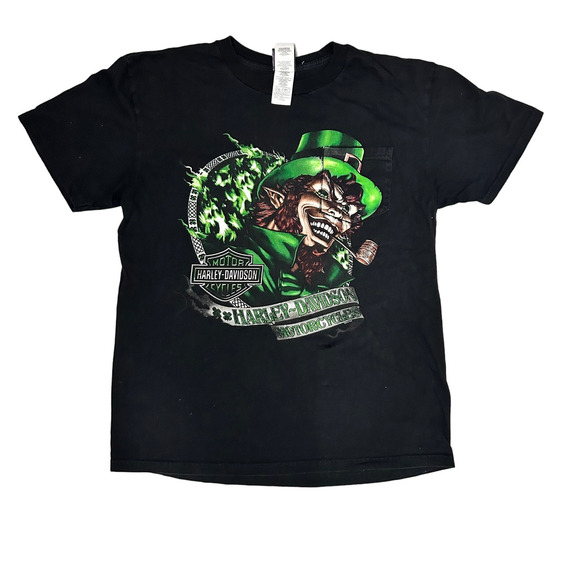 Copied - Rare VTG Leprechaun Harley Tee (Pocket) - Picture 1 of 4